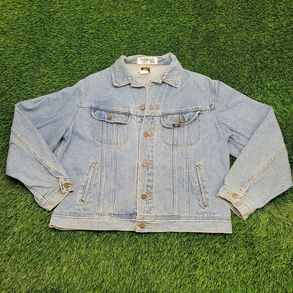 Vintage 70s LEE Riders Jacket Large 23x24 PATD-153438 USA - Picture 1 of 15